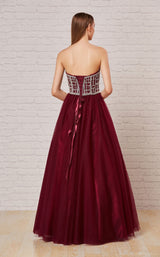 4 of 4 Jadore J18029 Dress Berry