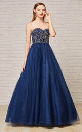 3 of 6 Jadore J18030 Dress Navy