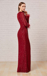 6 of 6 Jadore J18031 Dress Wine