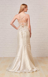 4 of 5 Jadore J18047 Dress Champagne