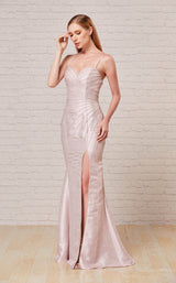 3 of 5 Jadore J18047 Dress Pink