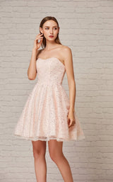 3 of 6 Jadore J18079 Dress Pearl-Pink