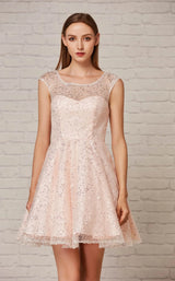 3 of 6 Jadore J18080 Dress Pearl-Pink