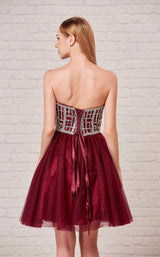 4 of 4 Jadore J18083 Dress Berry