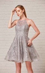 1 of 4 Jadore J18085 Dress Silver