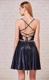4 of 6 Jadore J18090 Dress Navy