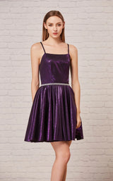 2 of 6 Jadore J18090 Dress Purple