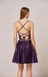 5 of 6 Jadore J18090 Dress Purple