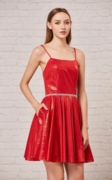 3 of 6 Jadore J18090 Dress Red