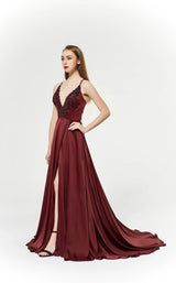 3 of 7 Jadore J19026 Dress Berry