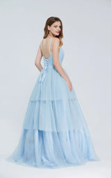 3 of 4 Jadore J20003 Dress Sky