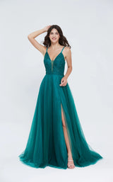1 of 6 Jadore J20005 Dress Emerald