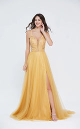 2 of 6 Jadore J20005 Dress Gold