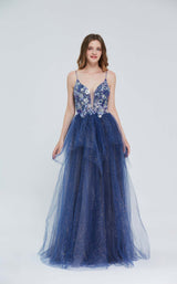 1 of 5 Jadore J20012 Dress Indigo