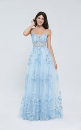 1 of 2 Jadore J20018 Dress Ice-Blue