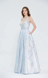 2 of 4 Jadore J20019 Dress Ice-Blue