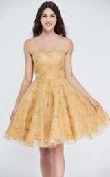 2 of 6 Jadore J20071 Dress Gold