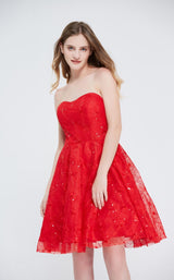 1 of 6 Jadore J20071 Dress Red