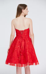 4 of 6 Jadore J20071 Dress Red