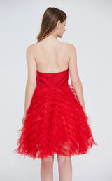 3 of 4 Jadore J20078 Dress Red