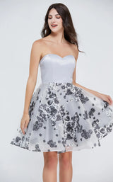 2 of 4 Jadore J20082 Dress Charcoal