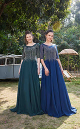 Jadore J21012 Dress Midnight and Forest
