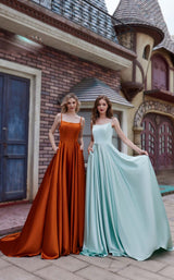 2 of 4 Jadore J22018 Mint and Burnt-Orange