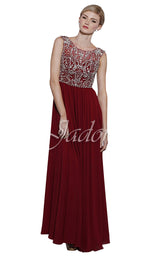 1 of 4 Jadore J3035 Dress Cherry