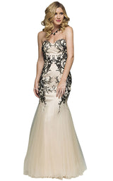 2 of 4 Jadore J4004 Dress Blush-Black