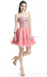 1 of 3 Jadore J5058 Dress Coral