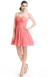 1 of 4 Jadore J5081b Dress Coral