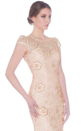 6 of 8 Jadore J5085B Dress Champagne