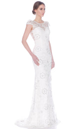 1 of 8 Jadore J5085B Dress Ivory