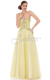 Jadore J6028 Dress Lemon