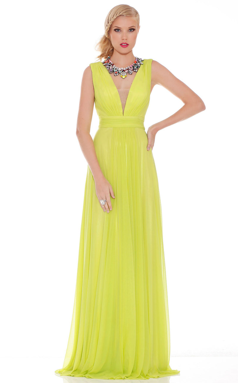 Jadore J6074 Dress Lime