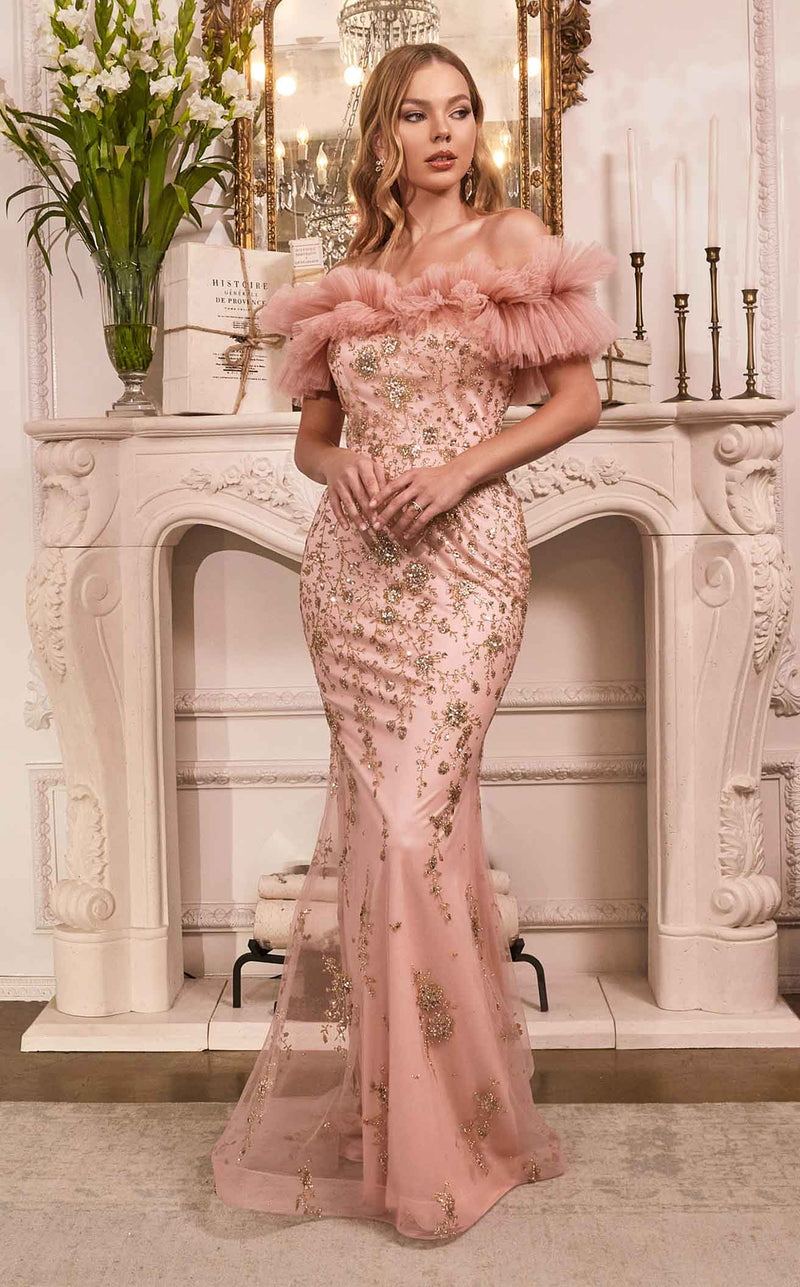 Cinderella Divine J818 Dress Rose-Gold