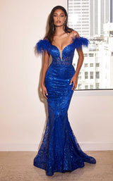 1 of 3 Cinderella Divine J826 Dress Royal