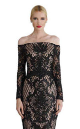 3 of 4 Janique JA4017 Black-Nude