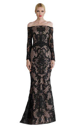 1 of 4 Janique JA4017 Black-Nude