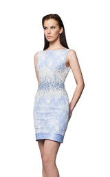 1 of 2 Revive by Tony Ward Jessa Dress Light-Blue