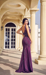 4 of 6 Jadore JM002 Dress Plum