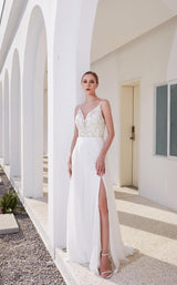 3 of 5 Jadore JM103 Dress Ivory