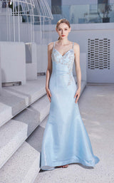 1 of 6 Jadore JM105 Dress Baby-Blue