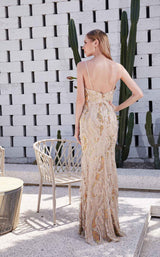 5 of 6 Jadore JM108 Dress Champagne