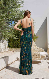 6 of 6 Jadore JM108 Dress Forest