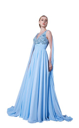 2 of 4 Jadore JM110 Dress French-Blue