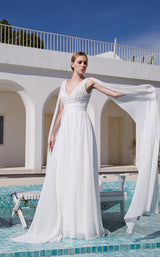 1 of 4 Jadore JM110 Dress Ivory