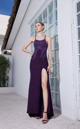 1 of 4 Jadore JM111 Dress Plum