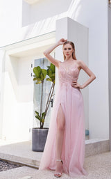 2 of 4 Jadore JM112 Dress Baby-Pink
