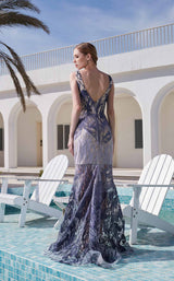 4 of 4 Jadore JM114 Dress Blue-Ombre